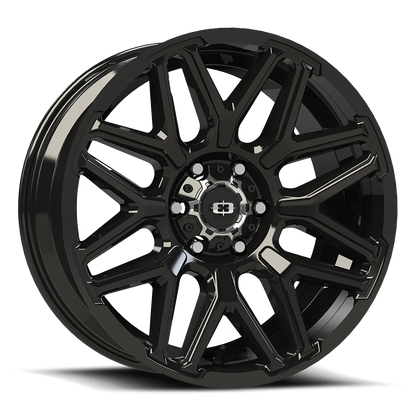 20x9 Vision 305 Rekluse Gloss Black Wheel 6x135 (12mm)