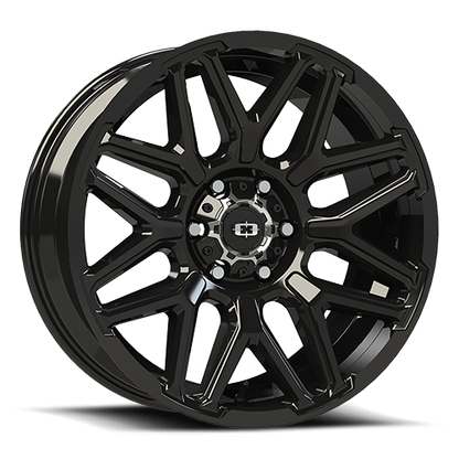 20x9 Vision 305 Rekluse Gloss Black Wheel 6x135 (12mm)
