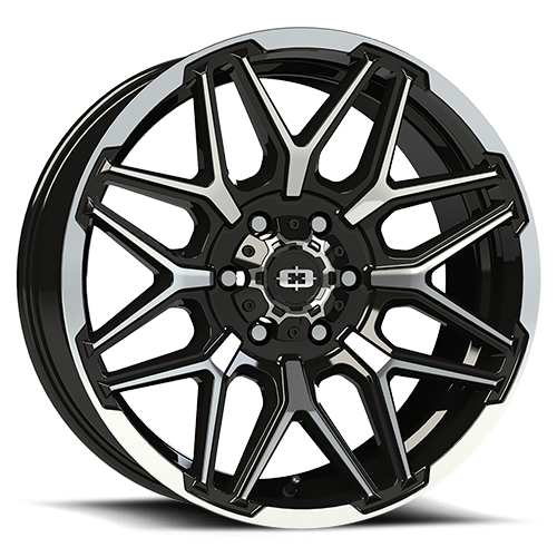 20x9 Vision 305 Rekluse Gloss Black Machined Face and Lip Wheel 5x150 (12mm)