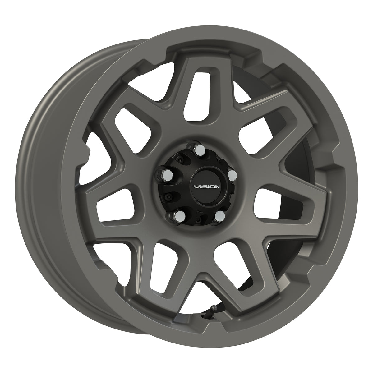 18x9 Vision Off-Road 416 Se7en Satin Grey Wheel 5x4.5 (18mm)