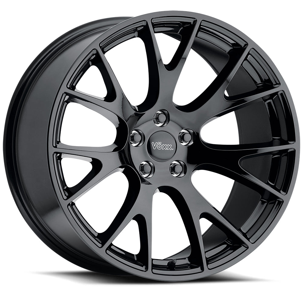 20x9 Voxx Replica Hellcat Gloss Black Wheel 5x5 (22mm)