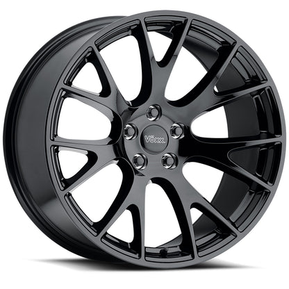 20x9 Voxx Replica Hellcat Gloss Black Wheel 5x5 (22mm)