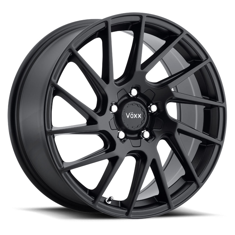 17x7.5 Voxx Falco Matte Black Wheel 5x112/5x120 (40mm)