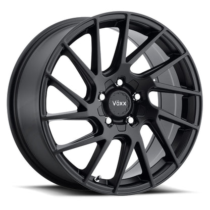 17x7.5 Voxx Falco Matte Black Wheel 5x112/5x120 (40mm)