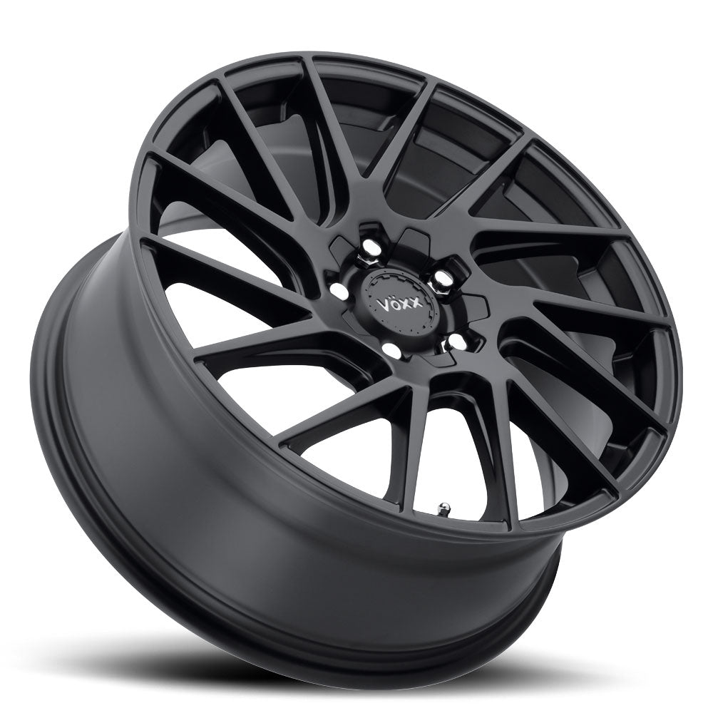 17x7.5 Voxx Falco Matte Black Wheel 5x4.25/5x4.5 (40mm)