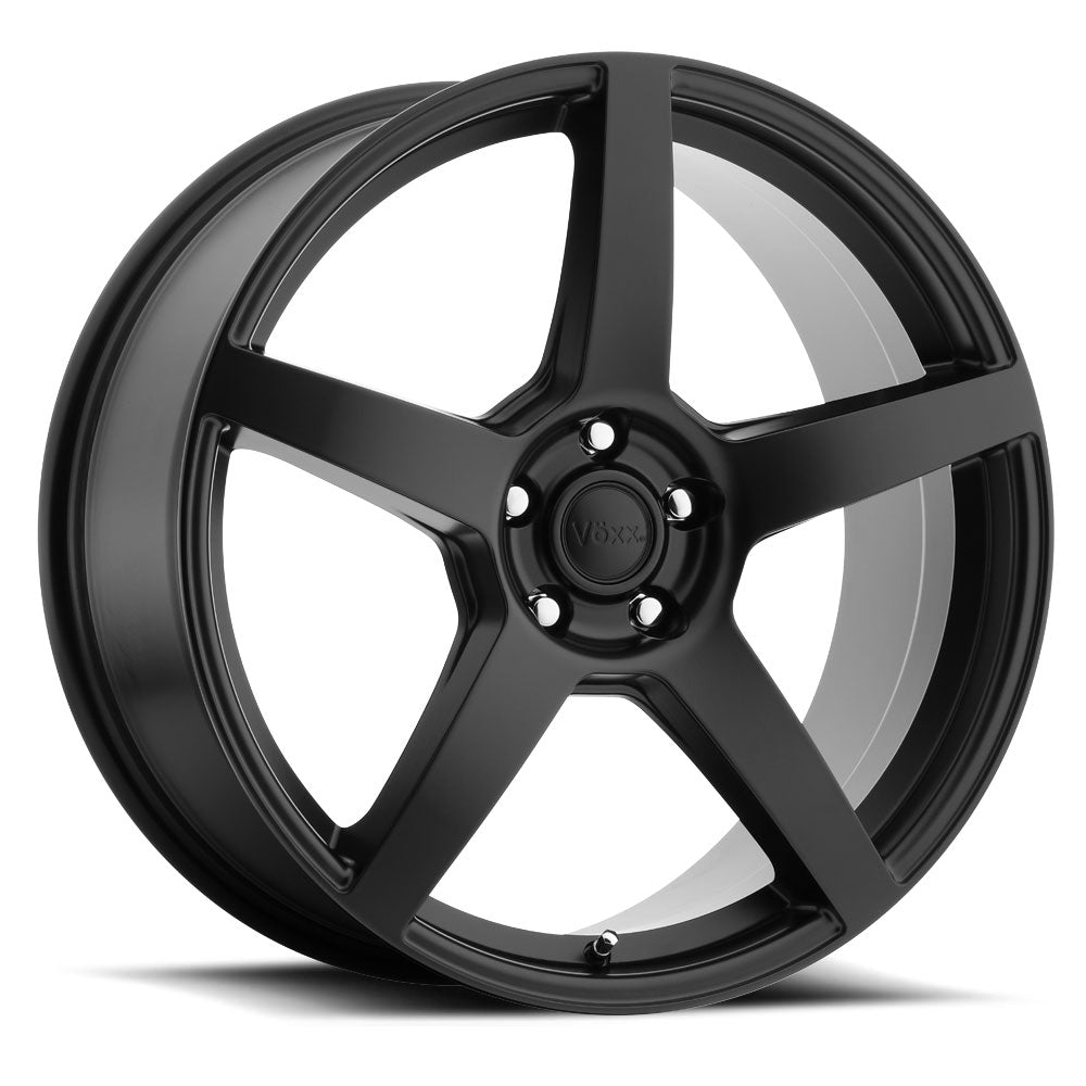 15x7 Voxx MGA Matte Black Wheel 5x100/5x4.5 (40mm)
