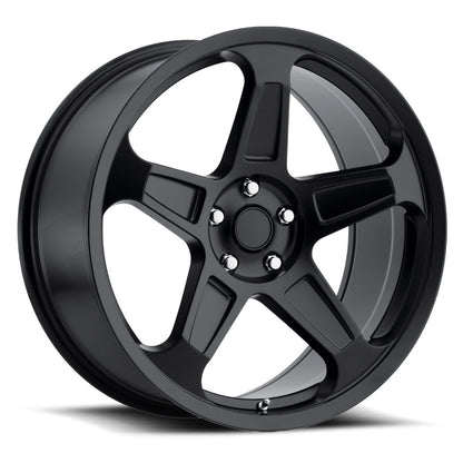 22x9 Voxx Replica Demon Matte Black Wheel 5x115 (20mm)