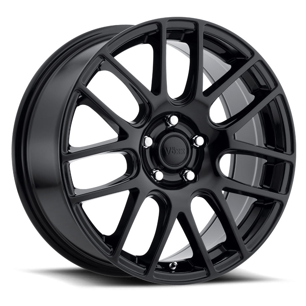18x8 Voxx Nova Gloss Black Wheel 5x5 (40mm)