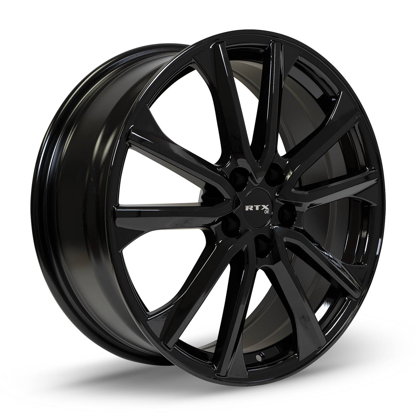 18x7.5 RTX Arai Gloss Black Wheel 5x4.5 (45mm)
