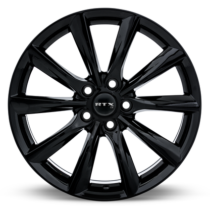 20x8.5 RTX Alto Gloss Black Wheel 5x4.5 (35mm)
