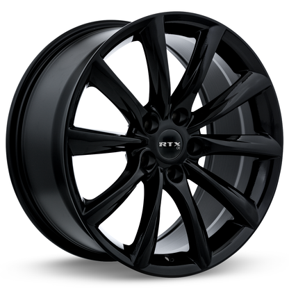 20x8.5 RTX Alto Gloss Black Wheel 5x4.5 (35mm)