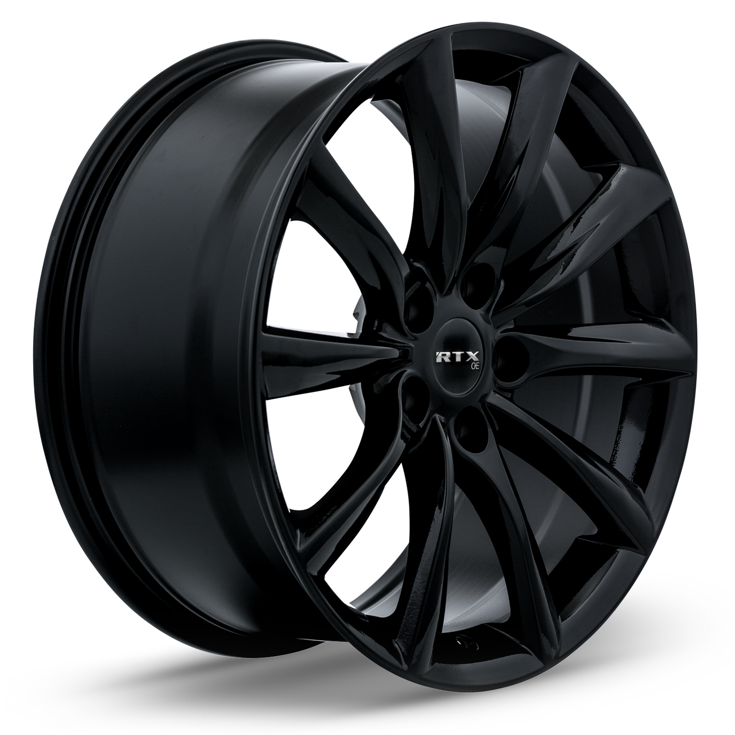 20x8.5 RTX Alto Gloss Black Wheel 5x4.5 (35mm)