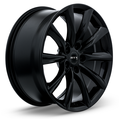 20x8.5 RTX Alto Gloss Black Wheel 5x4.5 (35mm)