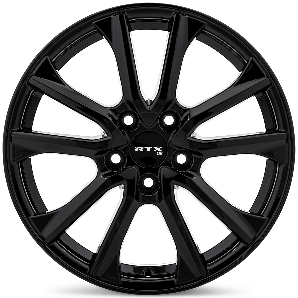 16x6.5 RTX Arai Gloss Black Wheel 5x4.5 (40mm)