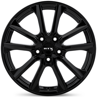 16x6.5 RTX Arai Gloss Black Wheel 5x4.5 (40mm)