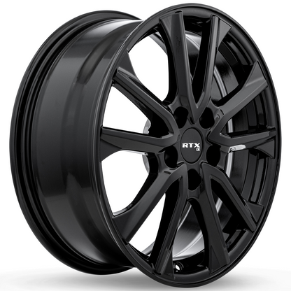 16x6.5 RTX Arai Gloss Black Wheel 5x4.5 (40mm)