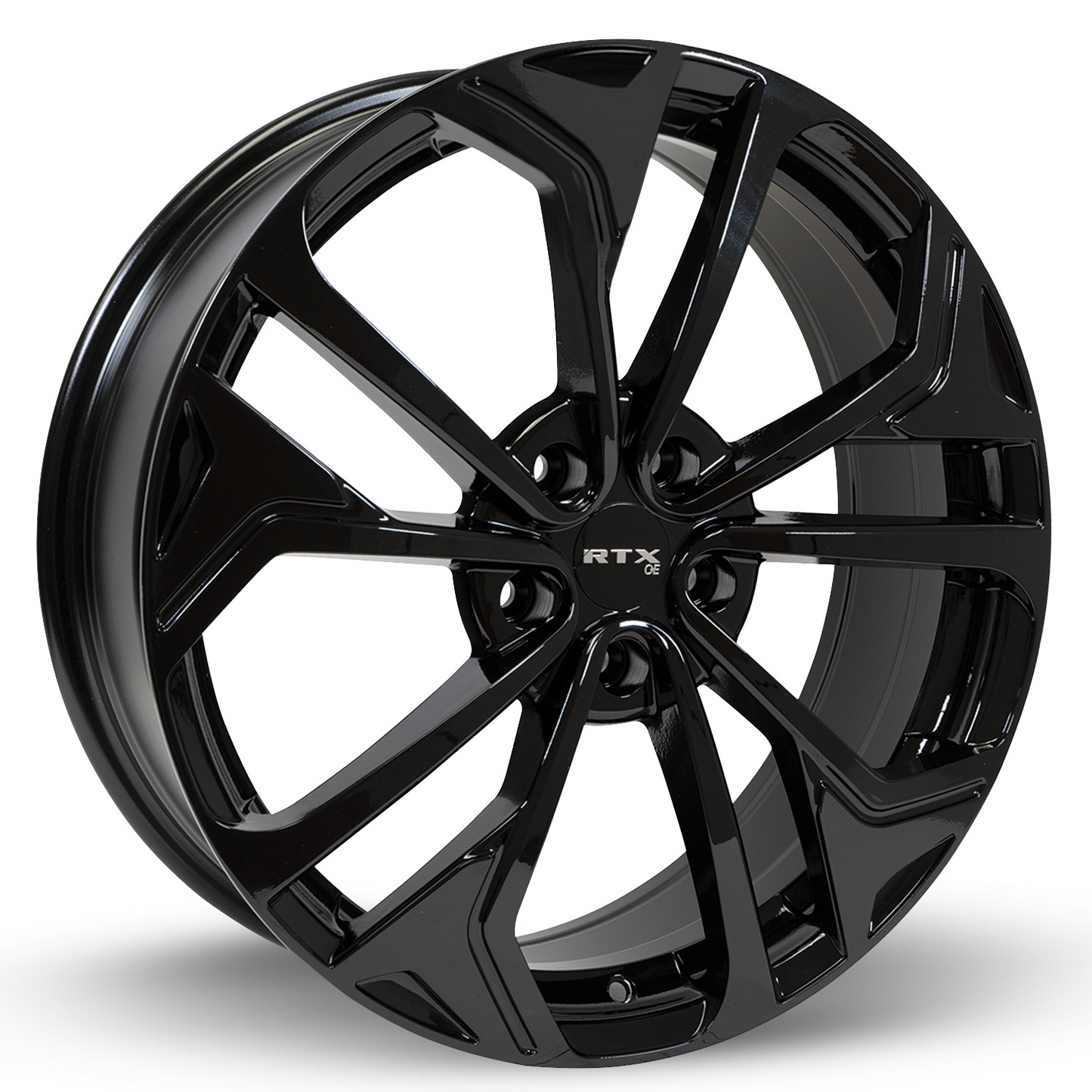 18x7.5 RTX Asan Gloss Black Wheel 5x4.5 (40mm)