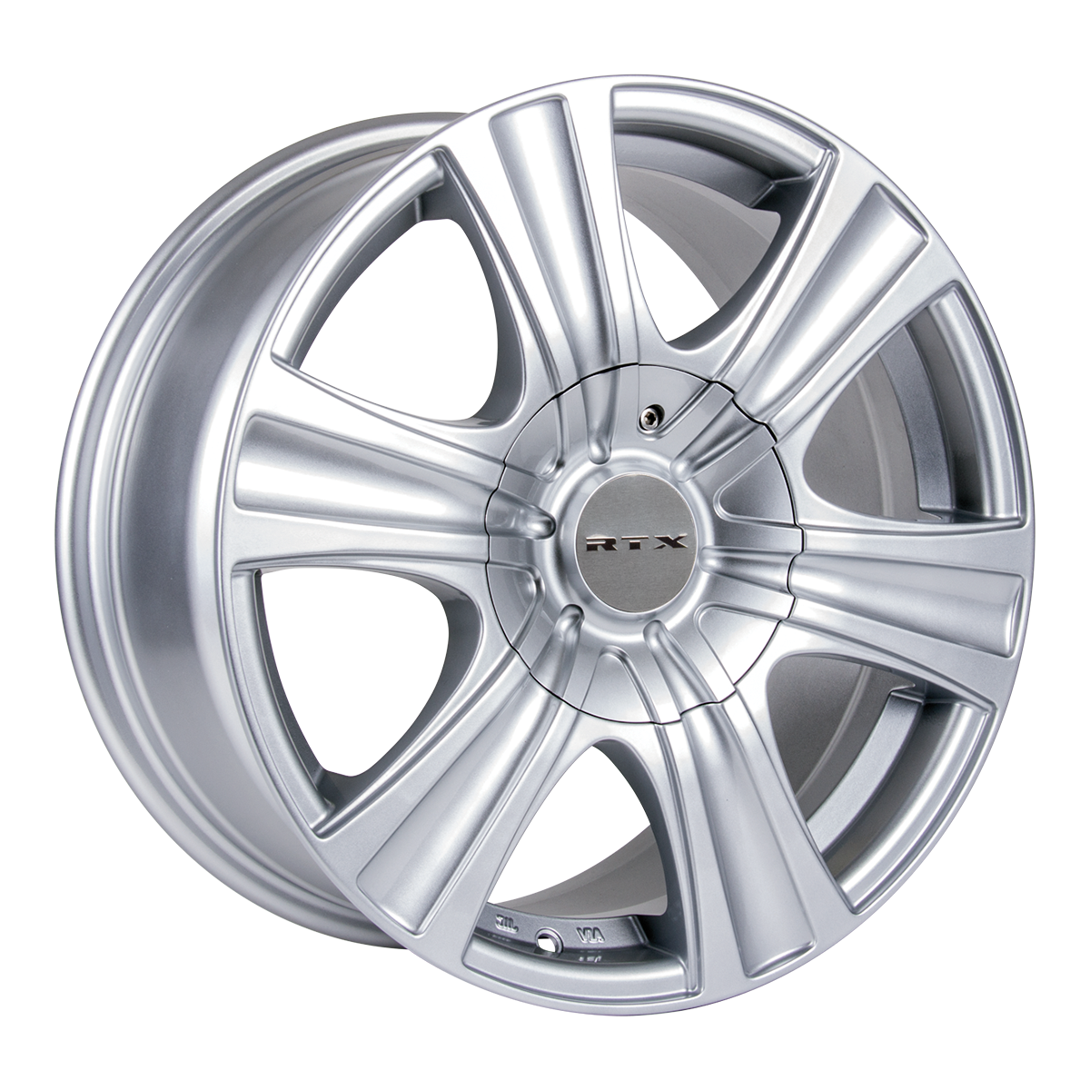 17x8 RTX Aspen Silver Wheel 5x4.5/5x5 (35mm)