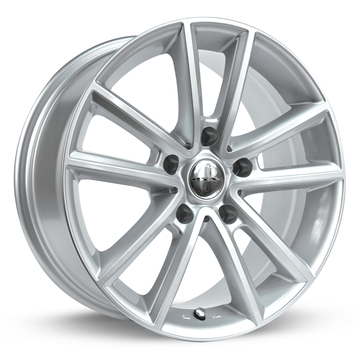 17x7.5 RTX Auburn Silver Wheel 5x5 (35mm)