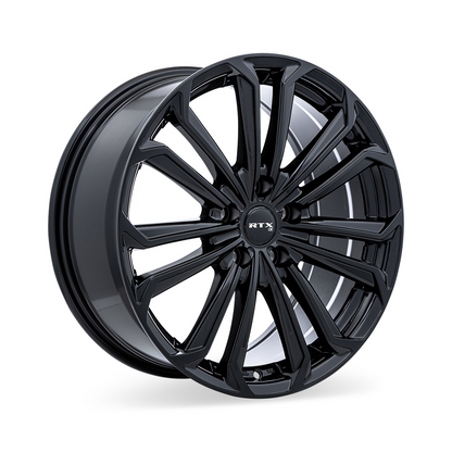 18x8 RTX Aura Gloss Black Wheel 5x4.5 (42mm)