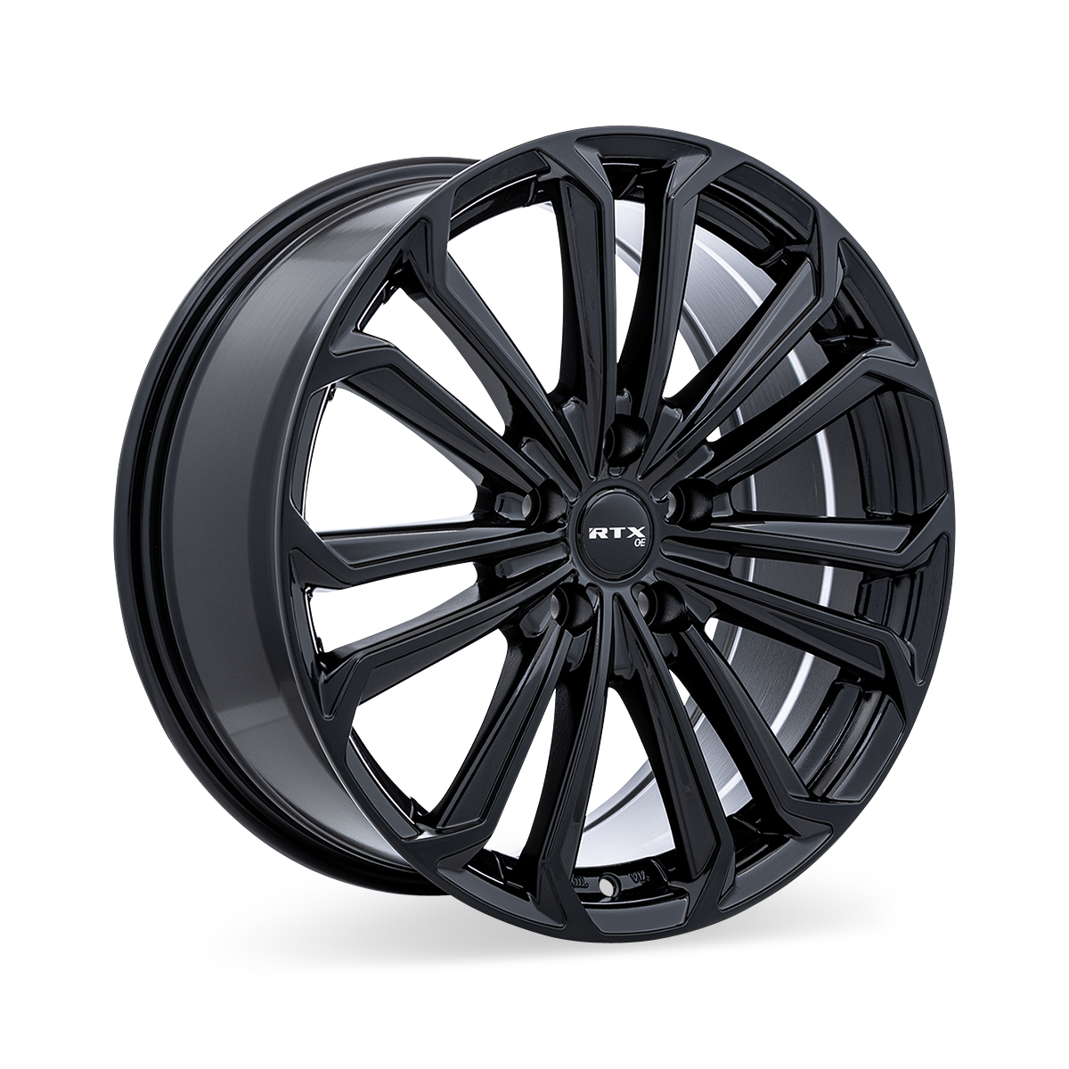 17x7.5 RTX Aura Gloss Black Wheel 5x4.5 (42mm)