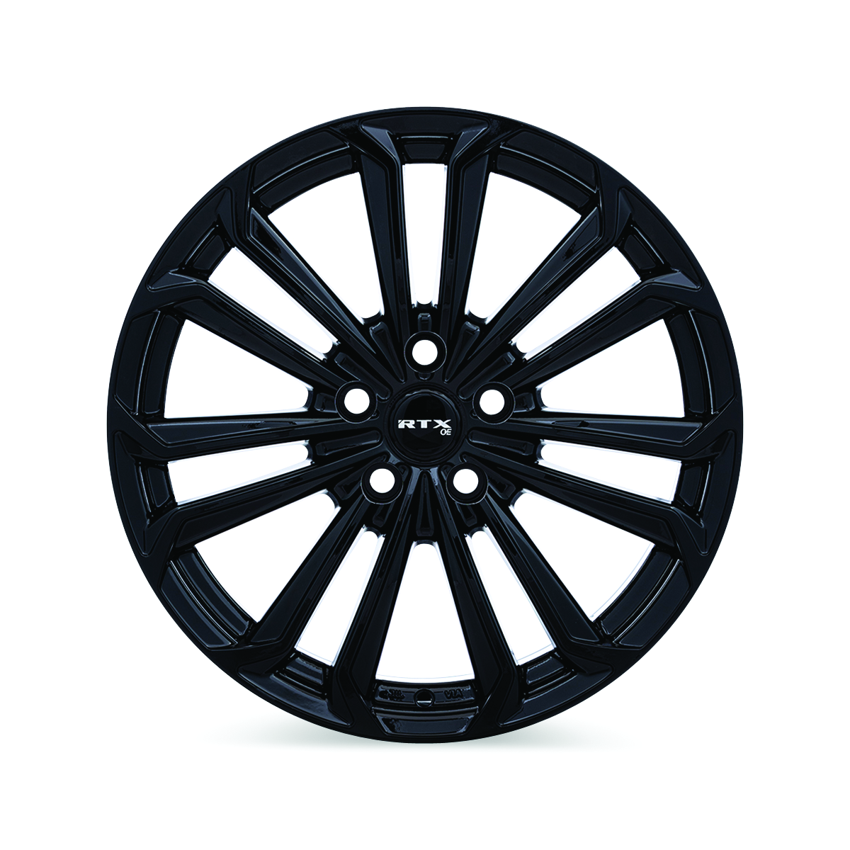 15x6.5 RTX Aura Gloss Black Wheel 5x100 (38mm)