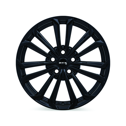 15x6.5 RTX Aura Gloss Black Wheel 5x100 (38mm)
