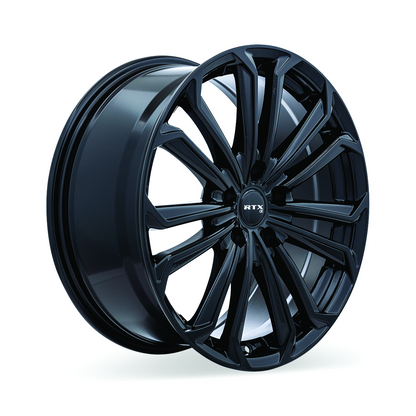 15x6.5 RTX Aura Gloss Black Wheel 5x100 (38mm)