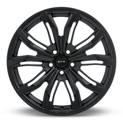 17x7.5 RTX Black Widow Satin Black Wheel 5x100 (40mm)