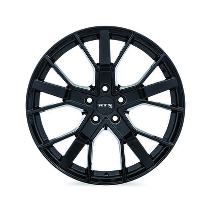 19x8.5 RTX Brumen Gloss Black Wheel 5x112 (35mm)
