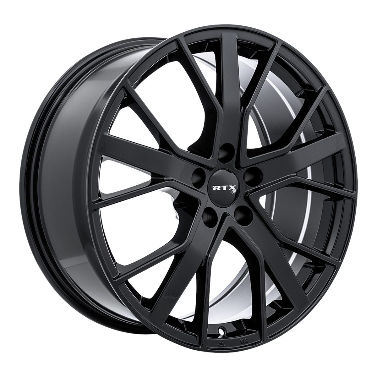 20x9 RTX Brumen Gloss Black Wheel 5x112 (35mm)