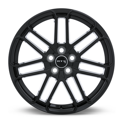 17x7 RTX Cambridge Gloss Black Wheel 5x100 (40mm)