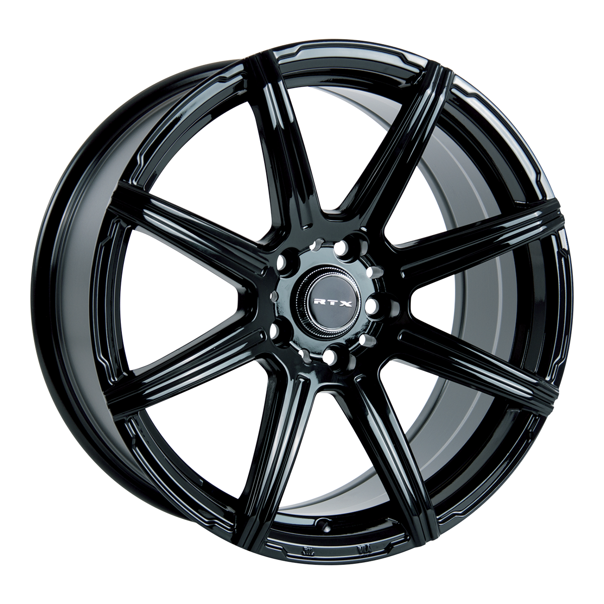 17x7.5 RTX Compass Gloss Black Wheel 5x4.5 (40mm)