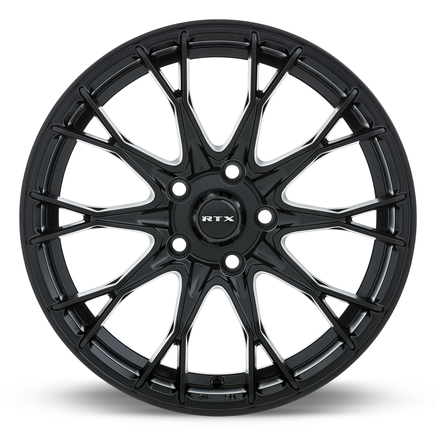 17x7.5 RTX Concorde Satin Black Wheel 5x100 (38mm)