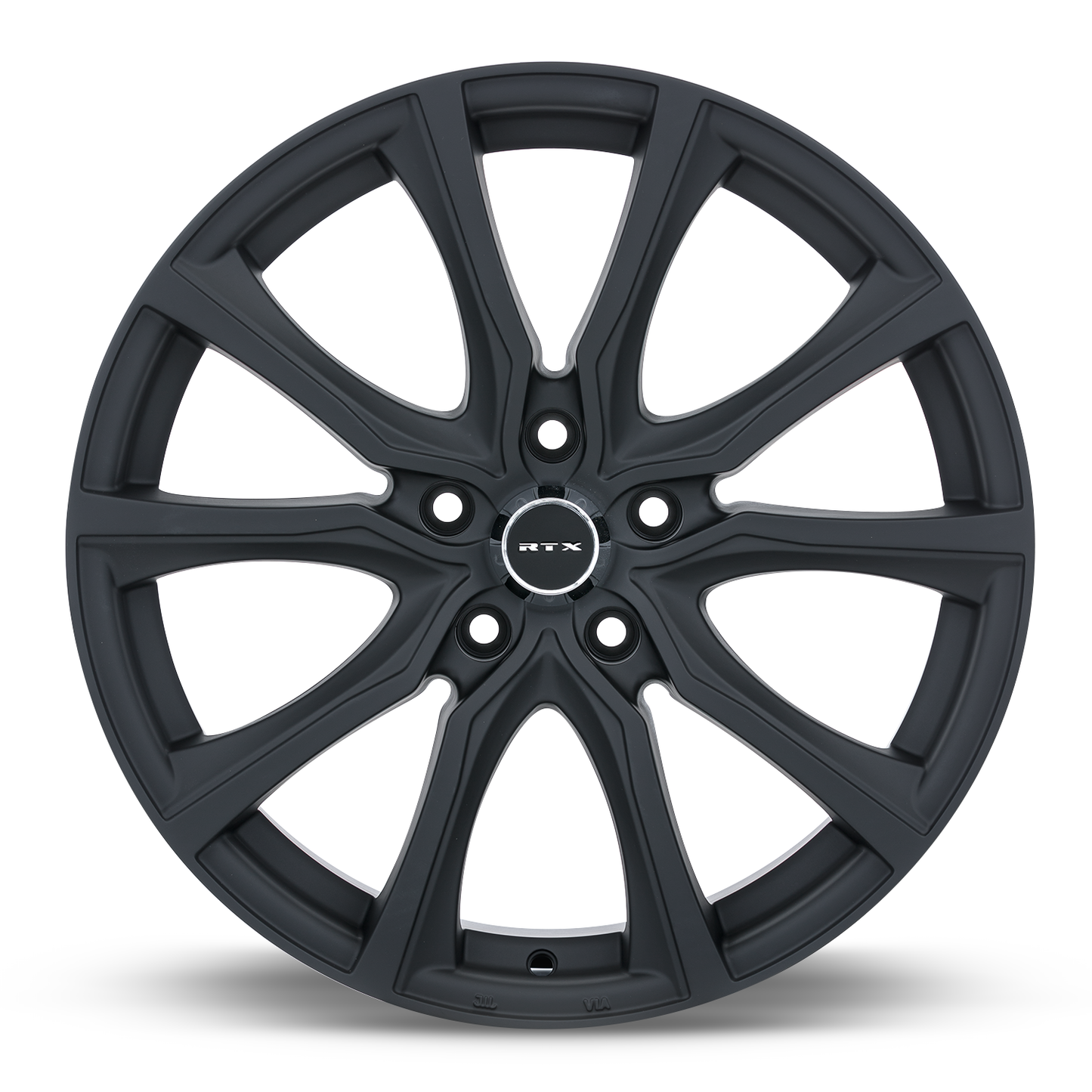 17x7.5 RTX Contour Matte Black Wheel 5x4.5 (40mm)