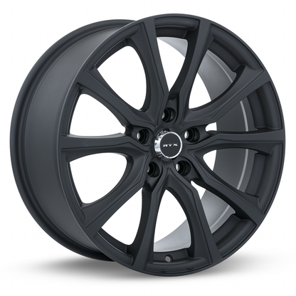 18x8 RTX Contour Matte Black Wheel 5x4.5 (42mm)