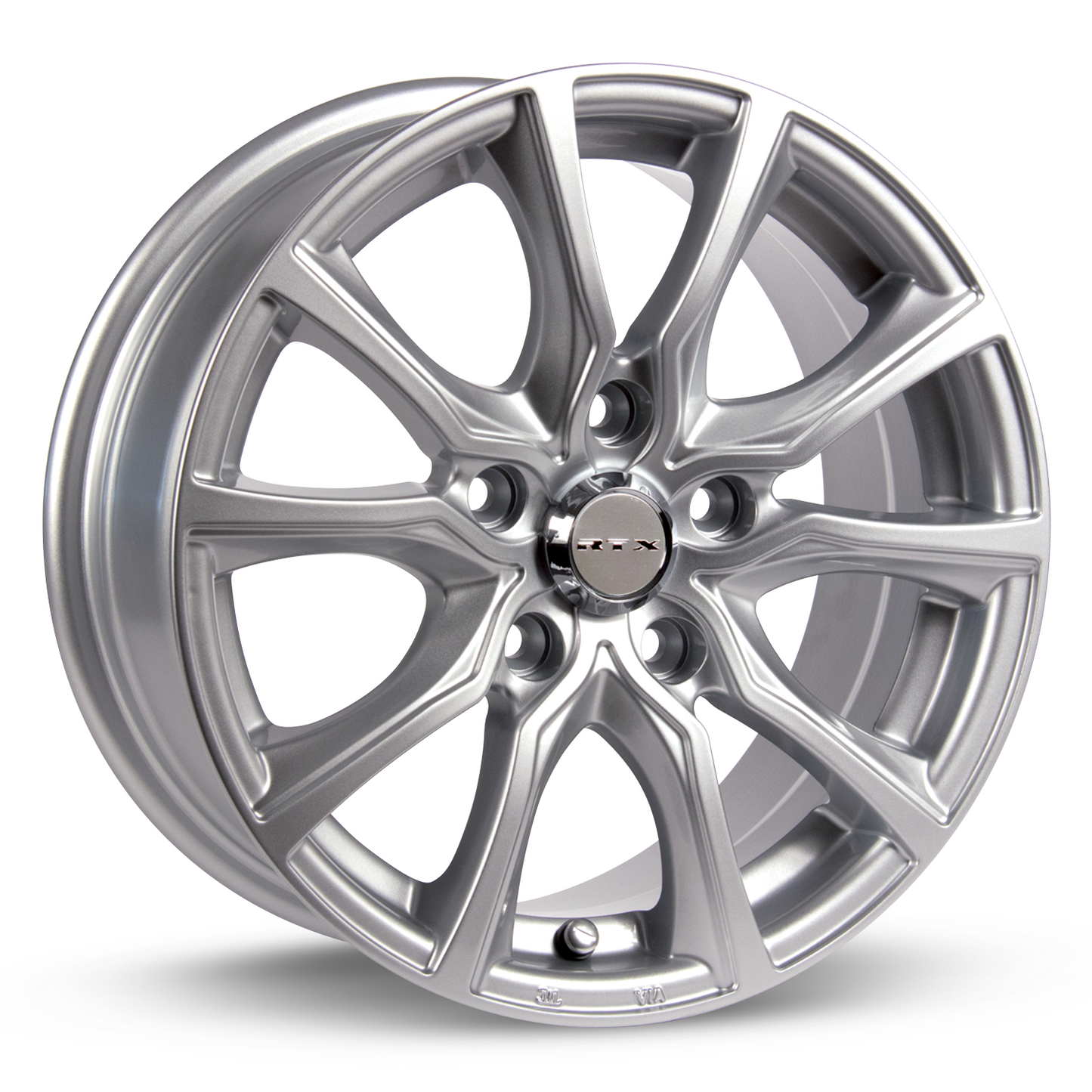 18x8 RTX Contour Silver Wheel 5x120 (35mm)