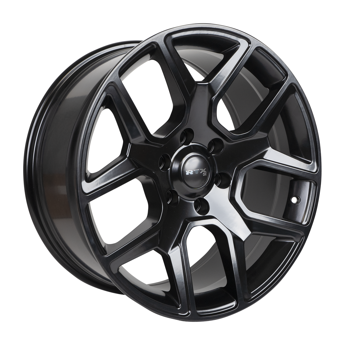 18x8 RTX Dallas Satin Black Wheel 6x5.5 (18mm)