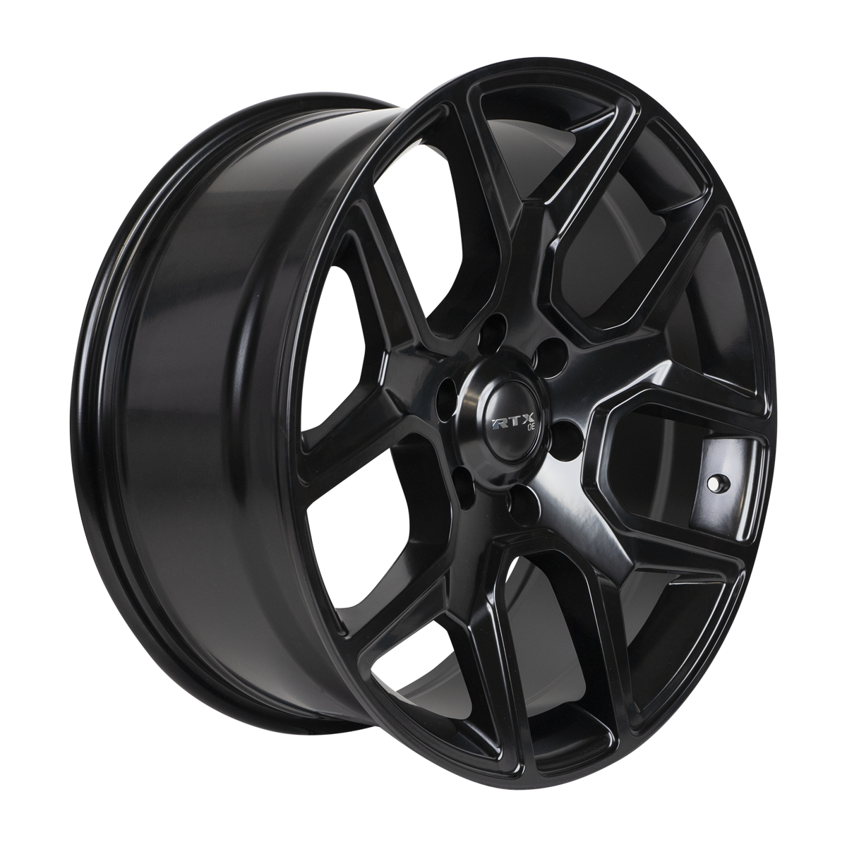 18x8 RTX Dallas Satin Black Wheel 6x5.5 (18mm)