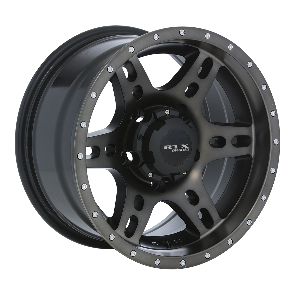 20x9 RTX Delta Black Machined Tinted Bronze Wheel 6x135 (10mm)
