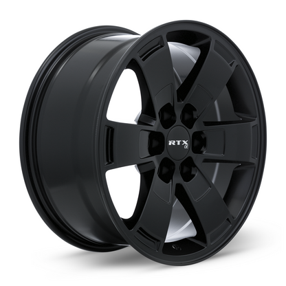17x8 RTX Denver Satin Black Wheel 6x120 (30mm)