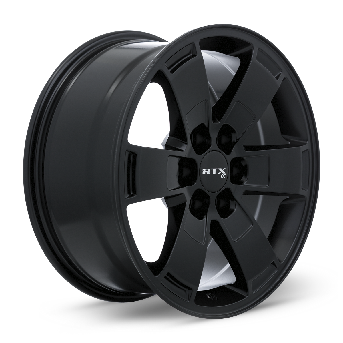 18x8 RTX Denver Satin Black Wheel 6x120 (35mm)