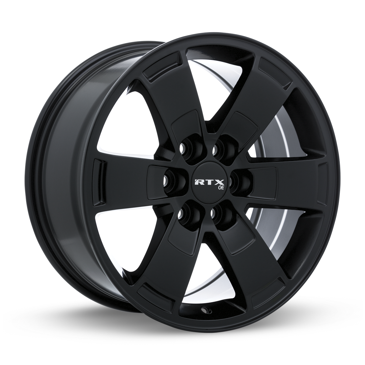 18x8 RTX Denver Satin Black Wheel 6x120 (35mm)