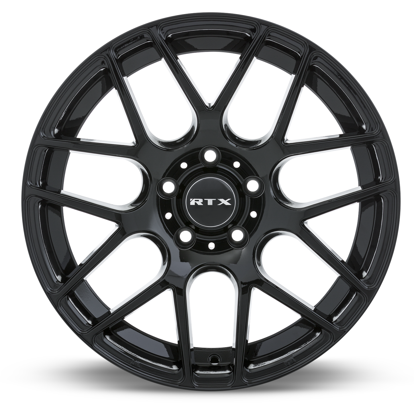 17x7.5 RTX Envy Gloss Black Wheel 5x100 (38mm)