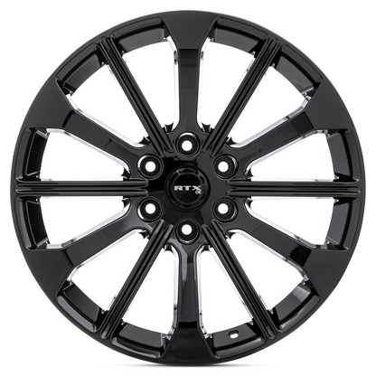 20x9 RTX FD02 Gloss Black Wheel 6x135 (30mm)