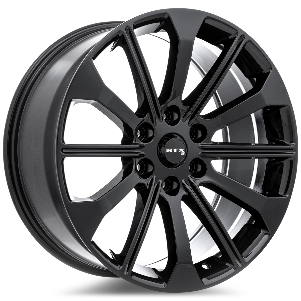 20x9 RTX FD02 Gloss Black Wheel 6x135 (30mm)