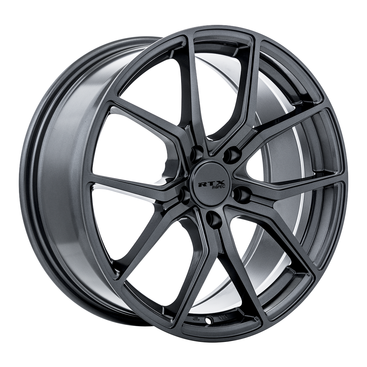 18x8 RTX FF10 Gunmetal Wheel 5x4.5 (42mm)