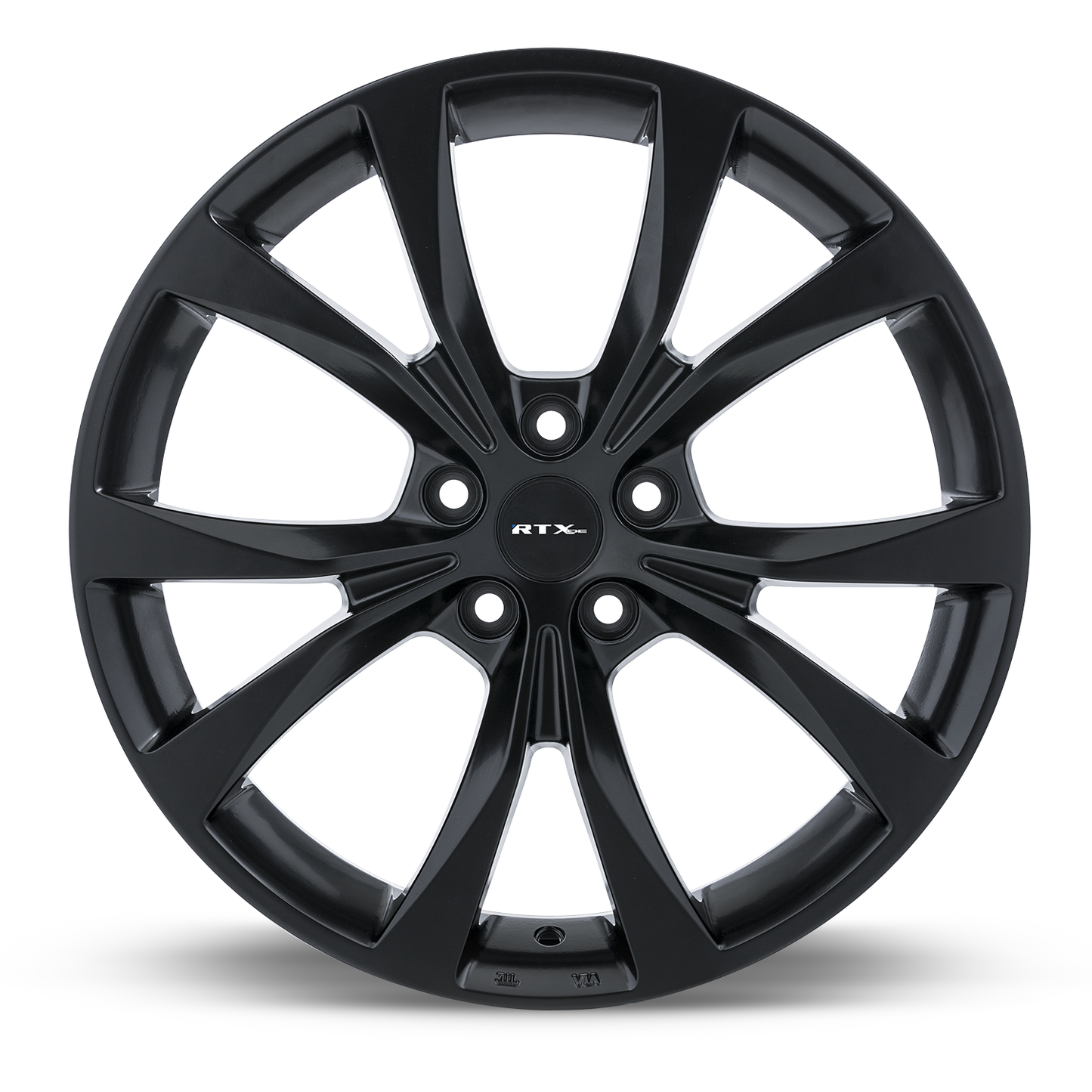 17x7 RTX Flint Satin Black Wheel 5x4.25 (42mm)