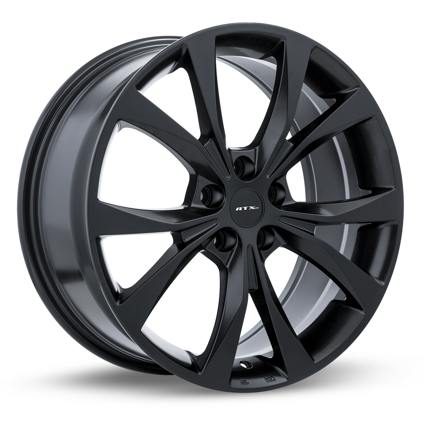20x8.5 RTX Flint Satin Black Wheel 5x4.25 (40mm)