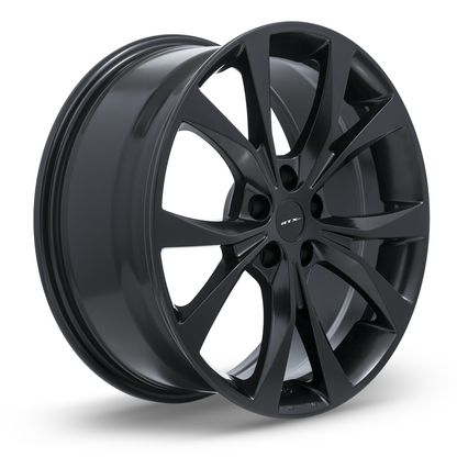 20x8.5 RTX Flint Satin Black Wheel 5x4.25 (40mm)